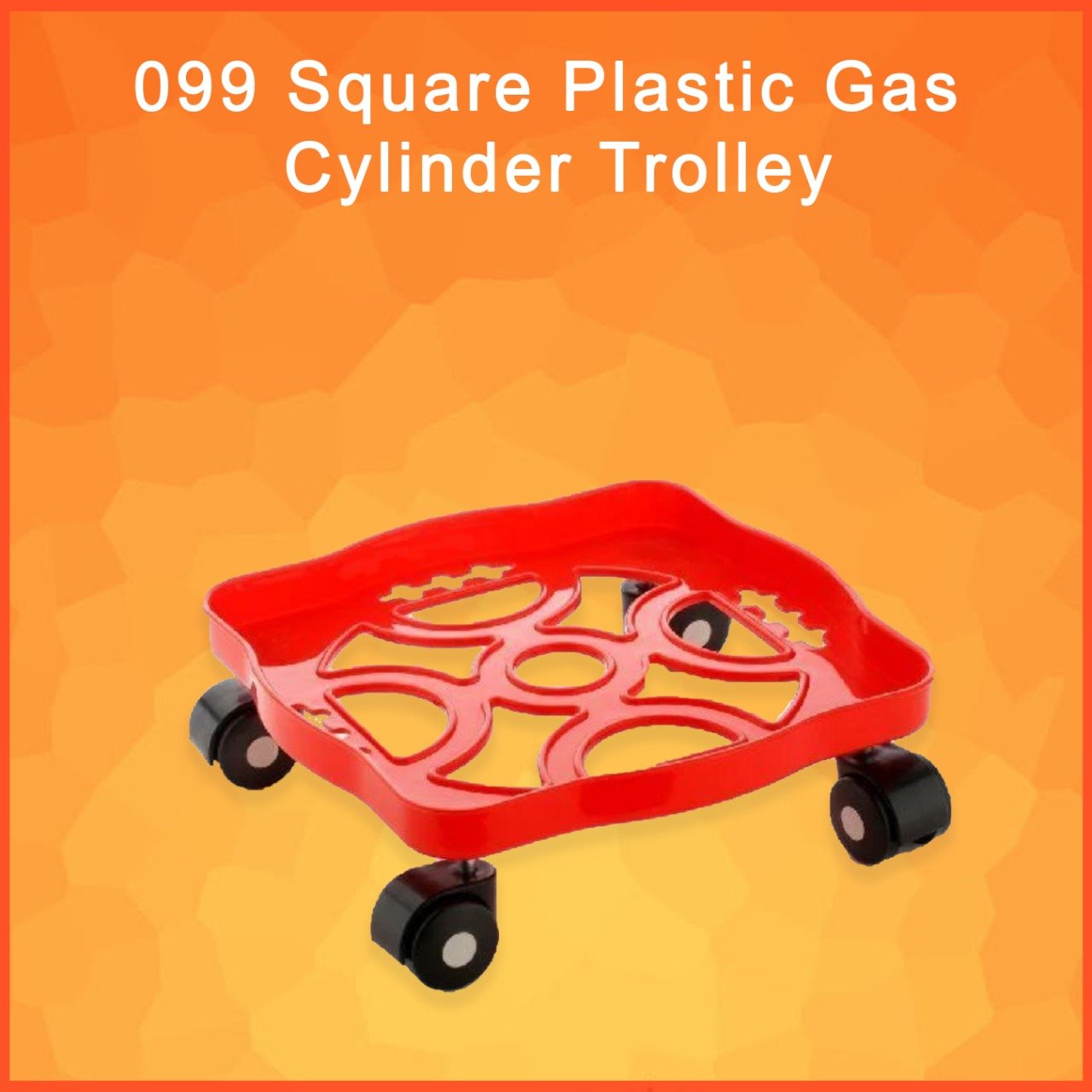0099 Square Plastic Gas Cylinder Trolley - SkyShopy 0099 Square Plastic Gas Cylinder Trolley - SkyShopy